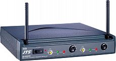 JTS US-8002D/UT-16HWx2 радиосистема: UHF-ресивер, двухканальный; гарнитура головная UHF-передатчик