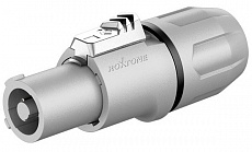 Roxtone RAC3FCO Grey/black ring разъем кабельный powercon "мама", серый с черным кольцом.