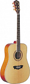 Washburn WD32S акустическая гитара Dreadnought, верх- ель(массив), корпус-махогани(массив), колки-Grover