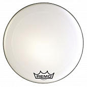 Remo PM-1022-MP  22" Powermax® пластик для маршевого бас барабана, белый, демпфированный, с усиленным центром