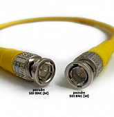 GS-Pro 12G SDI BNC-BNC (mob) (yellow) 0.2 метра мобильный/сценический кабель (желтый)