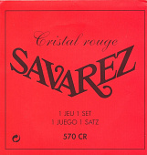 Savarez 570CR Cristal Soliste Red normal tension струны для класической гитары, нейлон