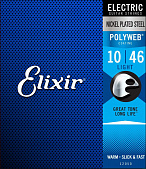 Elixir 12050 Polyweb  струны для электрогитары Custom Light 10-46