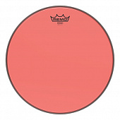 Remo BE-0314-CT-RD Emperor® Colortone™ Red Drumhead, 14' цветной двухслойный прозрачный пластик, красный