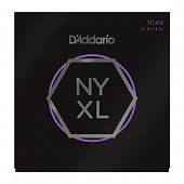 D'Addario NYXL1149 струны для электрогитары с покрытием, 11-49