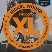D'Addario EXL140-8 струны для 8-струнной электрогитары