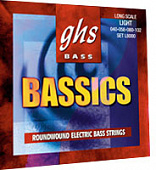 GHS Strings STRINGS M6000 BASSICST набор струн для басгитары, никелированная сталь, 044-106