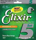 Elixir 14877 NanoWeb струны для бас-гитары