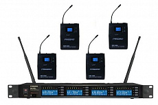 Pasgao PAW4000+PBT1000   4-х канальная радиосистема с поясными передатчиками,160 рабочих каналов,