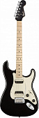 Fender Squier Contemporary Stratocaster HH, Maple Fingerboard, Black MetAllic электрогитара, звукосниматели HH, цвет черный металлик