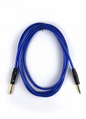 AuraSonics J63J63-3TBU  гитарный кабель, длина 3 метра, цвет прозрачный синий
