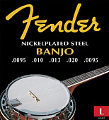 Fender NICKELPLATED STEEL .0095-.020 струны для банджо .0095-.020