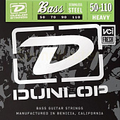 Dunlop DBS50110  струны для бас гитары, сталь, 50-110