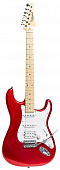 Rockdale DS-ST112-RD электрогитара, форма стратокастер, цвет красный