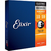 Elixir 12074 NanoWeb  струны для 7-ми струнной электрогитары Light/ Heavy 10-59
