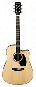 Ibanez PF15ECE-NTS  электроакустическая гитара, цвет натуральный