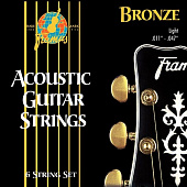 Framus 48200L струны для акустической гитары 11-47, медь/цинк