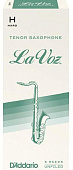 Rico RKC05HD  трости для тенор-саксофона жесткие, La Voz, (H), 5 шт. в пачке