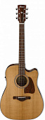 Ibanez AVD9CE-NT электроакустическая гитара, цвет натуральный