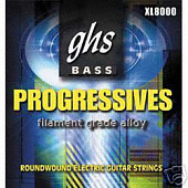 GHS Strings STRINGS XL8000 PROGRESSIVES набор струн для бас-гитары, 035-095