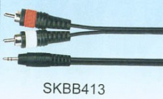 Soundking BB413 15FT кабель mini TRS - 2xRCA, 4.5 м.