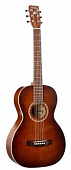 A&L 23516 электроакустическая гитара, цвет натуральный, с кейсом