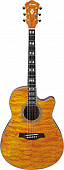 Ibanez AEF37E Sunset Gold электроакустическая гитара
