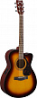 Yamaha FSX315C TBS электроакустическая гитара, цвет тобачный санбёрст