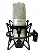 Shure KSM32/SL студийный конденсаторный микрофон с алюминиевым кофром и гибким креплением