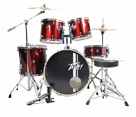 Peavey PV 5PC Drum Set Wine Red барабанная установка, цвет красный