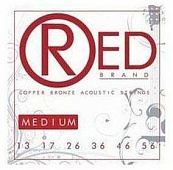 Red 7313  струны для акустической гитары 13-56, красная бронза