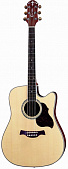 Crafter DE-8 электроакустическая гитара, с фирменным чехлом в комплекте