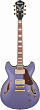 Ibanez AS73G-MPF полуакустическая электрогитара, цвет фиолетовый