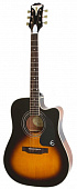 Epiphone Pro-1 Acoustic Vintage Sunburst акустическая гитара, цвет санберст