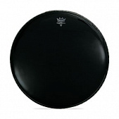 Remo POWERSTROKE3 24- EBONY W / DYNAMO фронтальный черный пластик для большого барабана