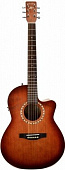 A&L 33034 электроакустическая гитара, цвет античный санберст