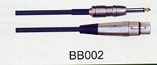 Soundking BB002 5FT шнур XLR(F) - джек 1.5 м, металлические разъемы