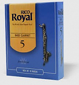 Rico REB1025  трости для бас-кларнета, Royal (2 1/2), 10 шт. В пачке