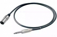 Proel BULK220LU10 кабель, 6.3 мм Jack <-> XLR папа, длина 10 метров