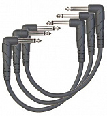 Planet Waves CGTP-305 комплект (3 шт.) патч кабелей для гитарных педалей 1/4' Jack - 1/4' Jack, длина 15 см