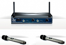 JTS US-8216D/MH-8016i радиосистема вокальная: ресивер, 2 микрофона ручных