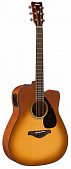 Yamaha FGX800C Sand Burst электроакустическая гитара с вырезом, цвет Sand Burst