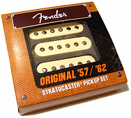 Fender 57 / 62 STRAT гитарный звукосниматель, комплект 3 шт.