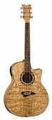 Dean EQA GN электроакустическая гитара, цвет натуральный