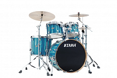 Tama MBS42S-SKA Starclassic Performer  ударная установка из 4-х барабанов, цвет голубой (светлые и темные полосы)