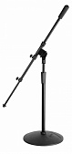 OnStage MS9417 микрофонная стойка укороченная, цвет черный, регулировка высоты: 432 - 724 мм