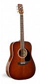 A&L 23608 электроакустическая гитара, цвет натуральный матовый, с кейсом