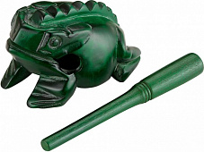 Meinl NINO514GR гуиро в форме лягушки, средний, цвет зелёный