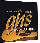 GHS Strings STRINGS VN-XL Vintage BRONZE набор струн для 6-струнной акустической гитары, 11-50