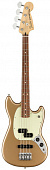 Fender Mustang Bass PJ PF FMG бас-гитара, цвет зеленый
